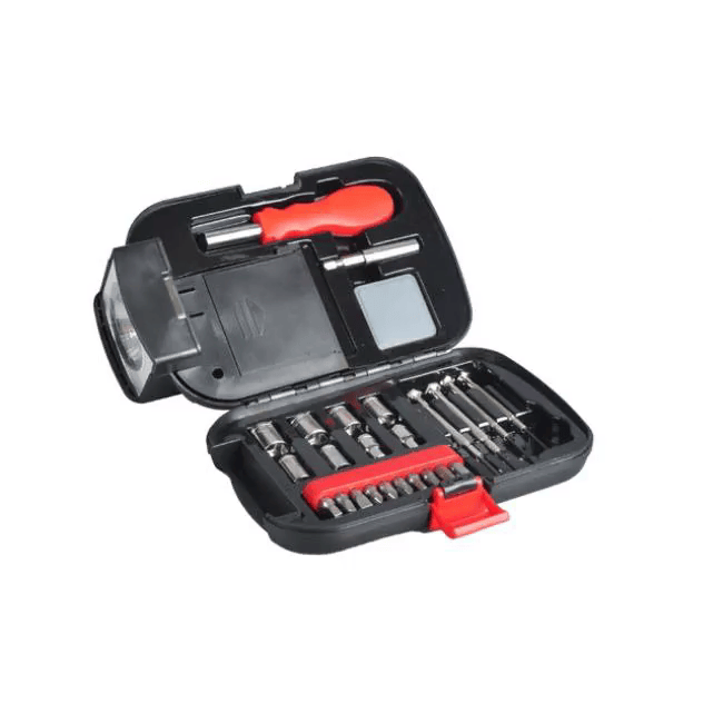 The Elite Series 26 Piece Flashlight Toolkit, Ideal for Home, Office or Car Use. Great for Emergencies and Small Household Repairs- 10002411 The Elite Series 26 Piece Flashlight Toolkit, Ideal for Home, Office or Car Use. Great for Emergencies and Small Household Repairs- 10002411